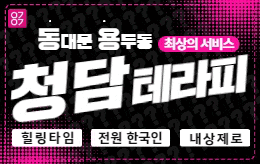 동대문 용두동 스웨디시 마사지 [ 청담테라피 ]